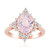 Anello in argento con Kunzite
