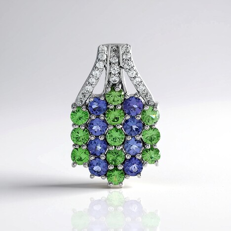 Ciondolo in argento con Tanzanite