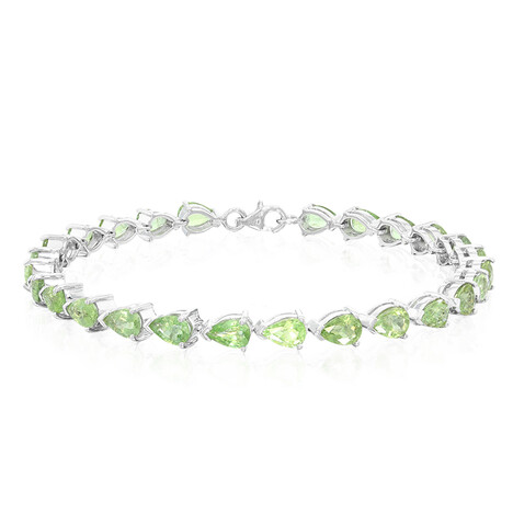 Bracelet en argent et Tourmaline Paraïba