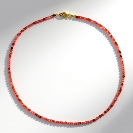 Collana in argento con Quarzo Color Rosa