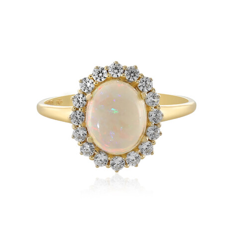 Australischer Opal-Goldring (Adela Gold)