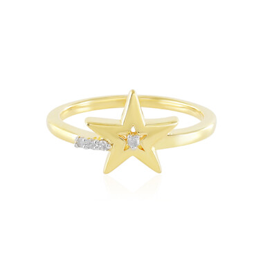 I2 (I) Diamant-Silberring