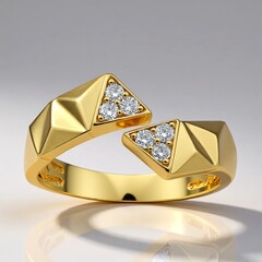 Anello in oro con Diamante I1 (H)