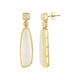 Boucles d'oreilles en argent et Pierre de Lune blanche (KM by Juwelo)