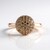 Anello in oro con Diamante Champagne I2 (de Melo Gold)
