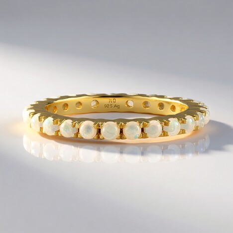 Anello in argento con Opale di Welo