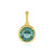 Zilveren hanger met een Groene Fluoriet