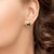 Pendientes en plata con Vesuvianita