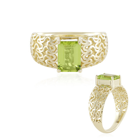 Peridot-Goldring (Ornaments by de Melo)