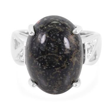 Leoparden-Opal-Silberring