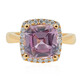 Bague en or et Diaspora rose (AMAYANI)