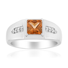 Zilveren ring met een Tepetate topaas