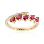 18K AAA Mozambique Ruby Gold Ring (CIRARI)