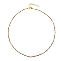 Collar en plata con Diamante champán
