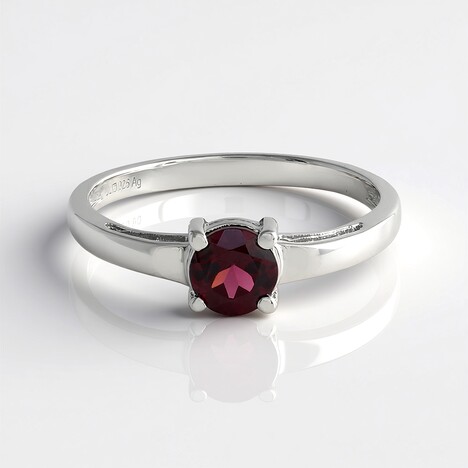 Anello in argento con Rodolite