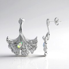 Orecchini in argento con Opale di Welo (MONOSONO COLLECTION)