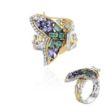 Anello in argento con Tanzanite (Gems en Vogue)