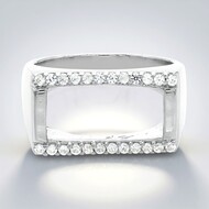 Anillo en plata con Zircón