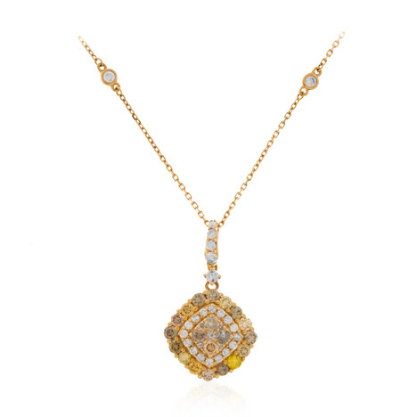 Collier en or et Diamant fancy SI2 (CIRARI)