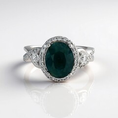 Anello in argento con Grandidierite