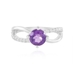 Marokkanischer Amethyst-Silberring