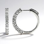 Orecchini in oro con Diamante SI2 (H) (CIRARI)