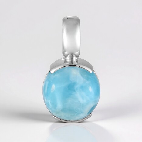 Ciondolo in argento con Larimar