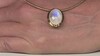 Colgante en plata con Piedra de Luna arcoíris (MONOSONO COLLECTION)