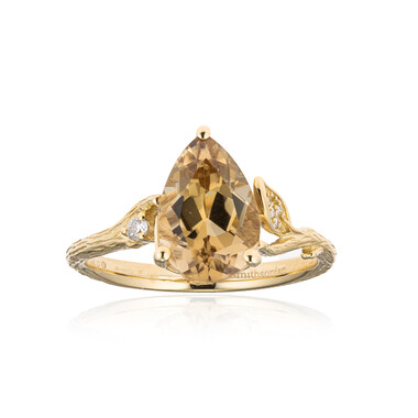Kongo-Neon-Turmalin-Goldring (Smithsonian)