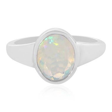 Anello in argento con Opale di Welo