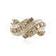Anello in oro con Diamante Champagne I2 (de Melo)