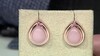 Zilveren oorbellen met roze opalen (KM by Juwelo)