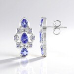 Orecchini in argento con Tanzanite