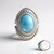 Anello in argento con Larimar (Dallas Prince Designs)