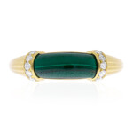 Bague en or et Malachite (CIRARI)