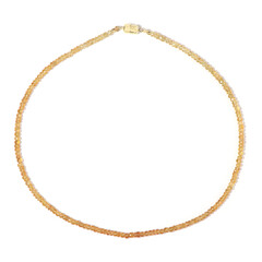 Kaiserlicher Topas-Silberhalskette (Adela Silber)