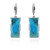 Orecchini in argento con Turchese Kingman Mohave Blu (Faszination Türkis)