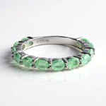 Anello in argento con Cianite Menta