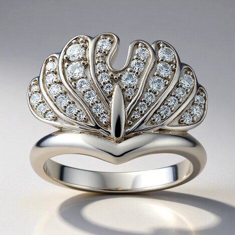 Anello in argento con Zircone (Remy Rotenier)