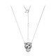 Collar en plata con Zafiro negro (Adela Silber)