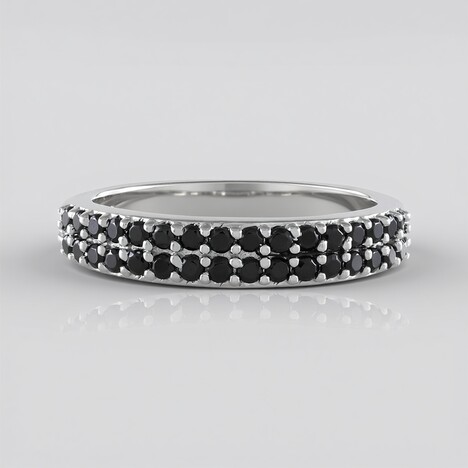 Anello in argento con Spinello Nero