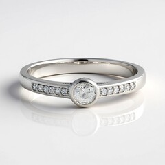Anello in argento con Zircone