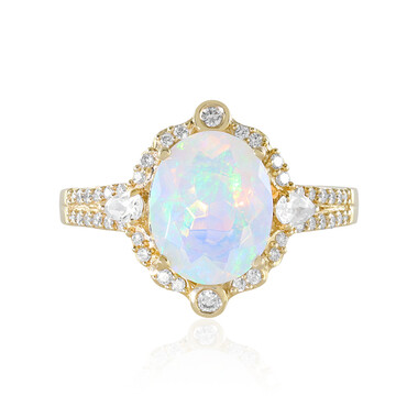 Welo-Opal-Goldring (AMAYANI)