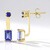 Orecchini in oro con Tanzanite AAA (de Melo Gold)