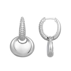 Zirkon-Silberohrringe (Adela Silber)