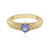 Bague en argent et Tanzanite