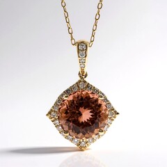14K Fancy Tourmaline Gold Necklace