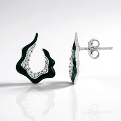 Orecchini in argento con Zircone