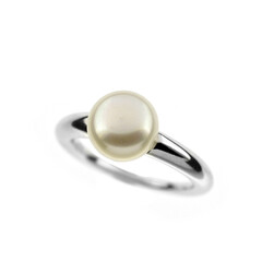 Anillo en plata con Perla