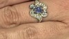 Bague en argent et Saphir bleu de Ceylan non chauffé